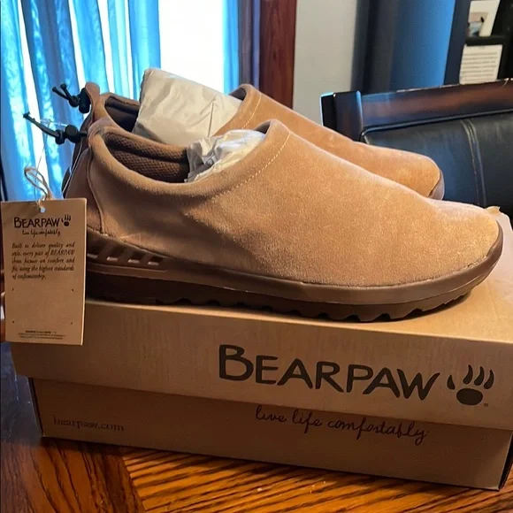 BearPaw | Shoes | Bearpaw Tan Loafers Slipons Casual Comfort 